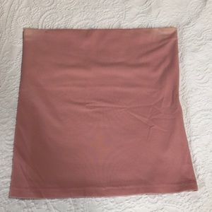 light pink tube top
